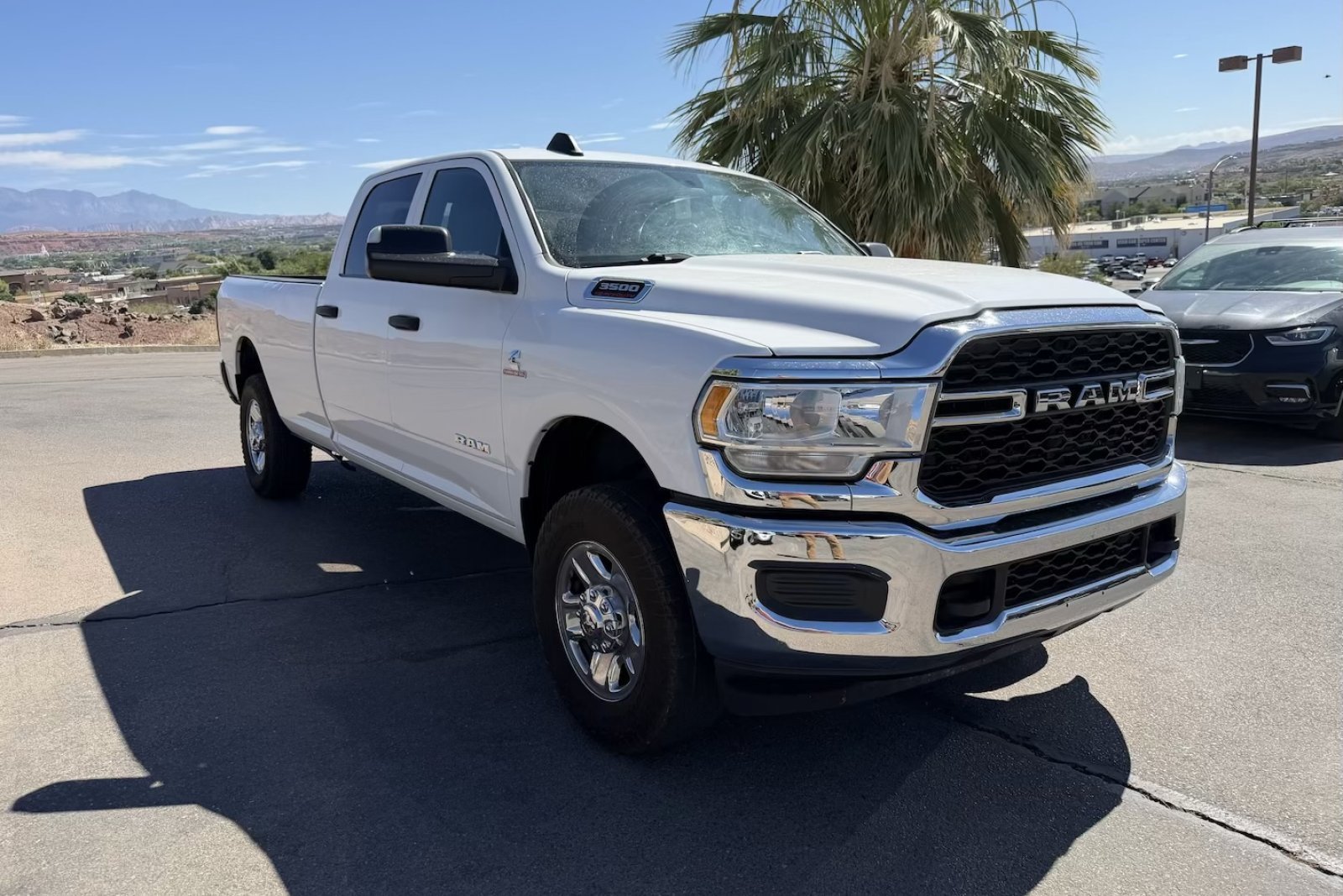 Used 2022 Bright White Clearcoat Ram Tradesman image 8