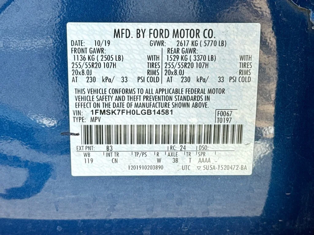 Used 2020 Blue Ford Limited image 36