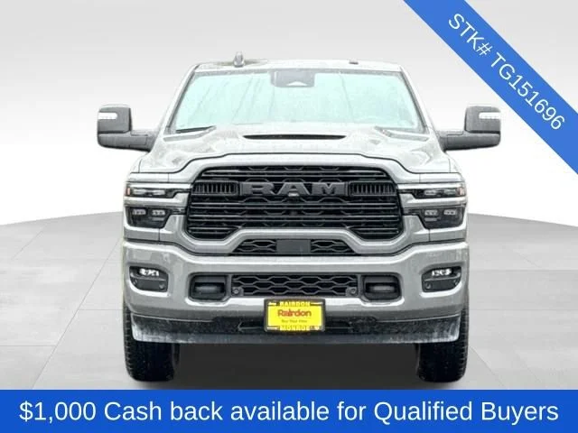 New 2026 Ceramic Gray Clear-Coat Exterior Paint RAM Laramie image 2