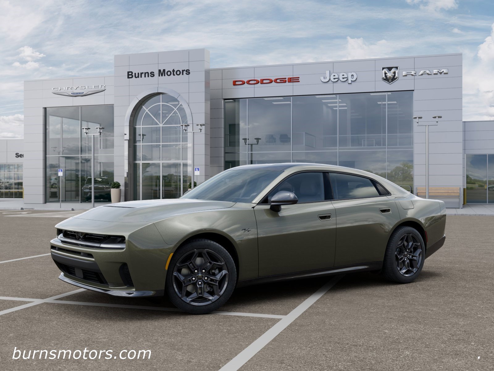 New 2026 Green Machine Exterior Paint Dodge R/T Blacktop image 2