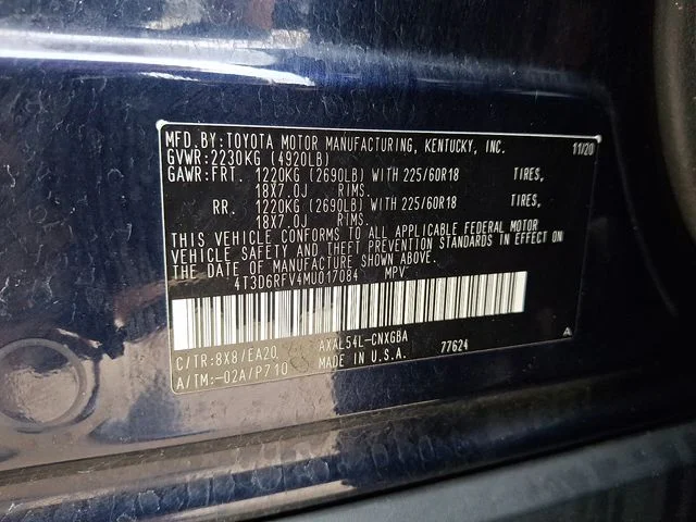 Used 2021 Blue Toyota Limited image 27