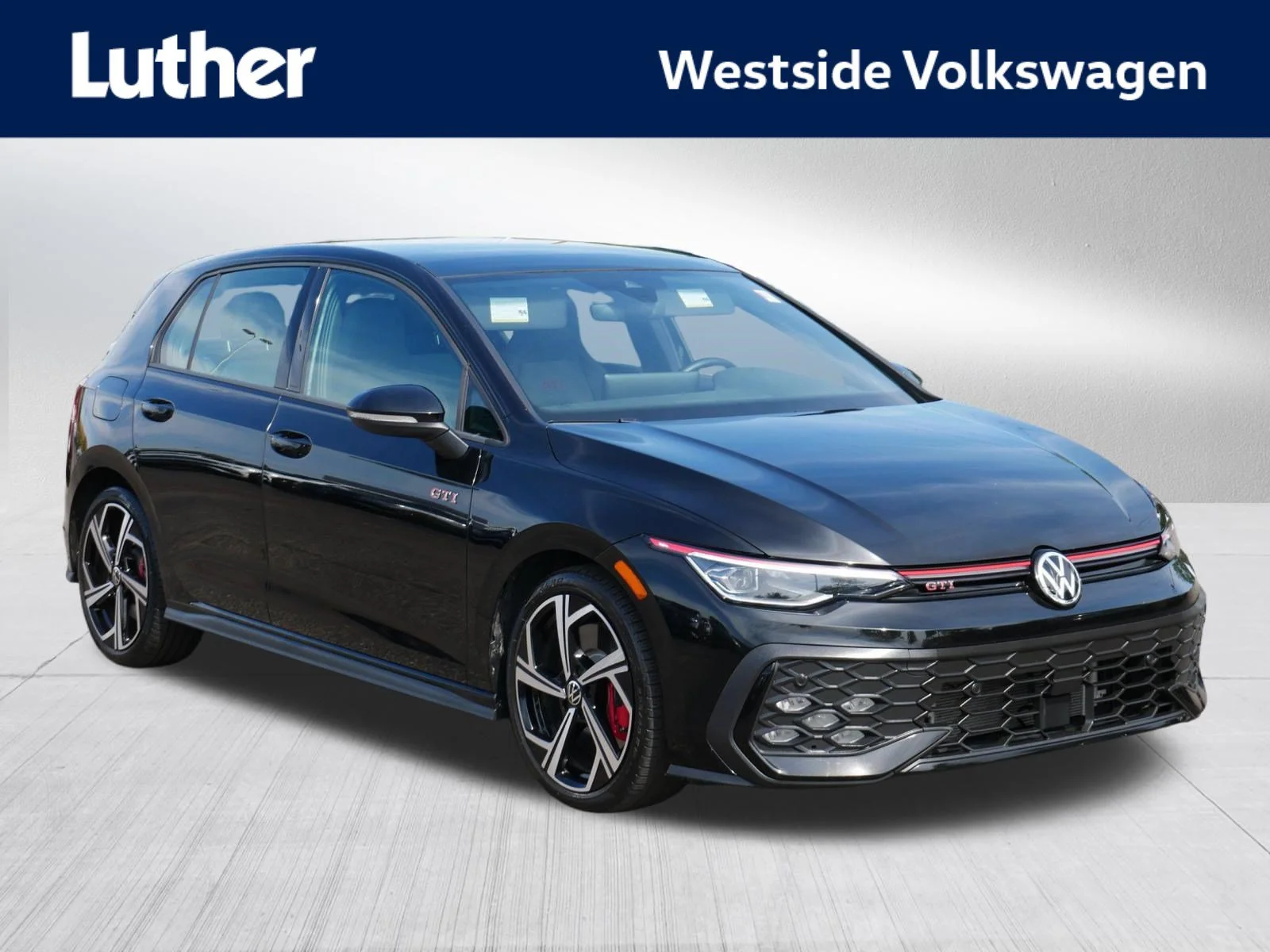 Certified Used 2025 Mythos Black Metallic Volkswagen SE image 1