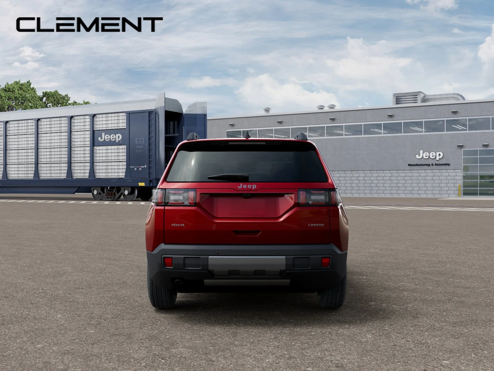 New 2027 Red Hot Pearl-Coat Paint Jeep Laredo image 8