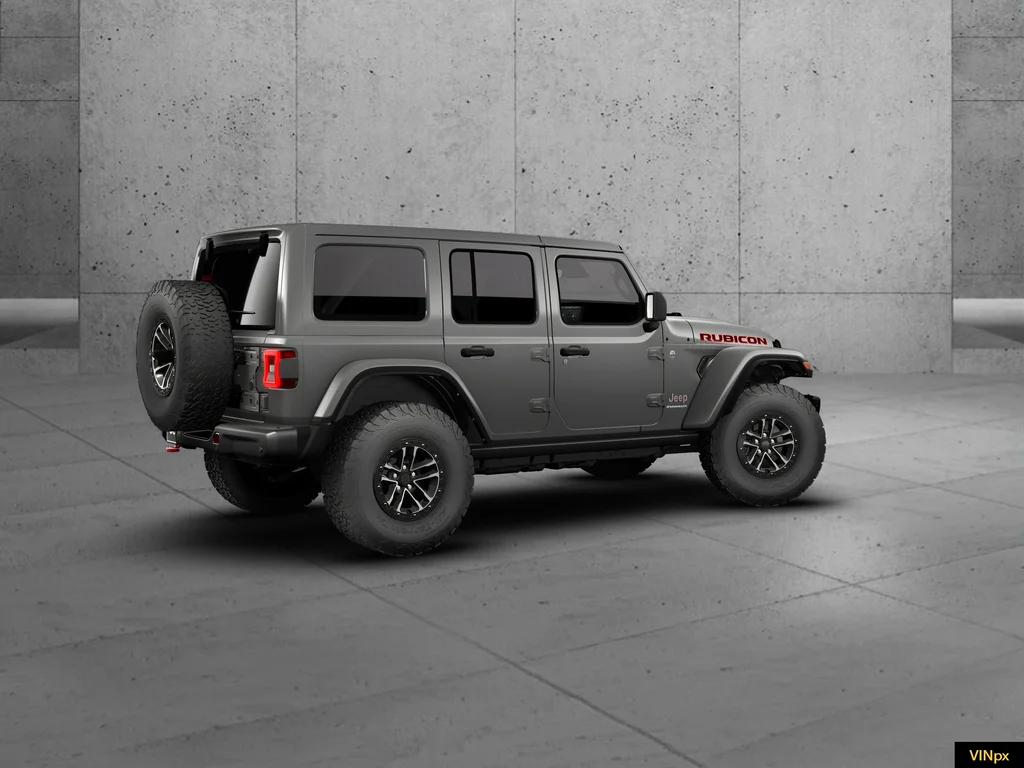 New 2026 Granite Crystal Metallic Clear-Coat Exterior Paint Jeep Rubicon X image 6