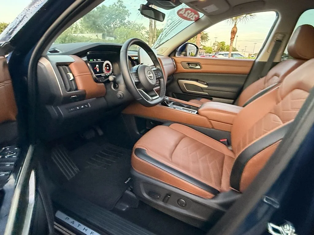 Certified Used 2024 Blue Nissan Platinum image 10