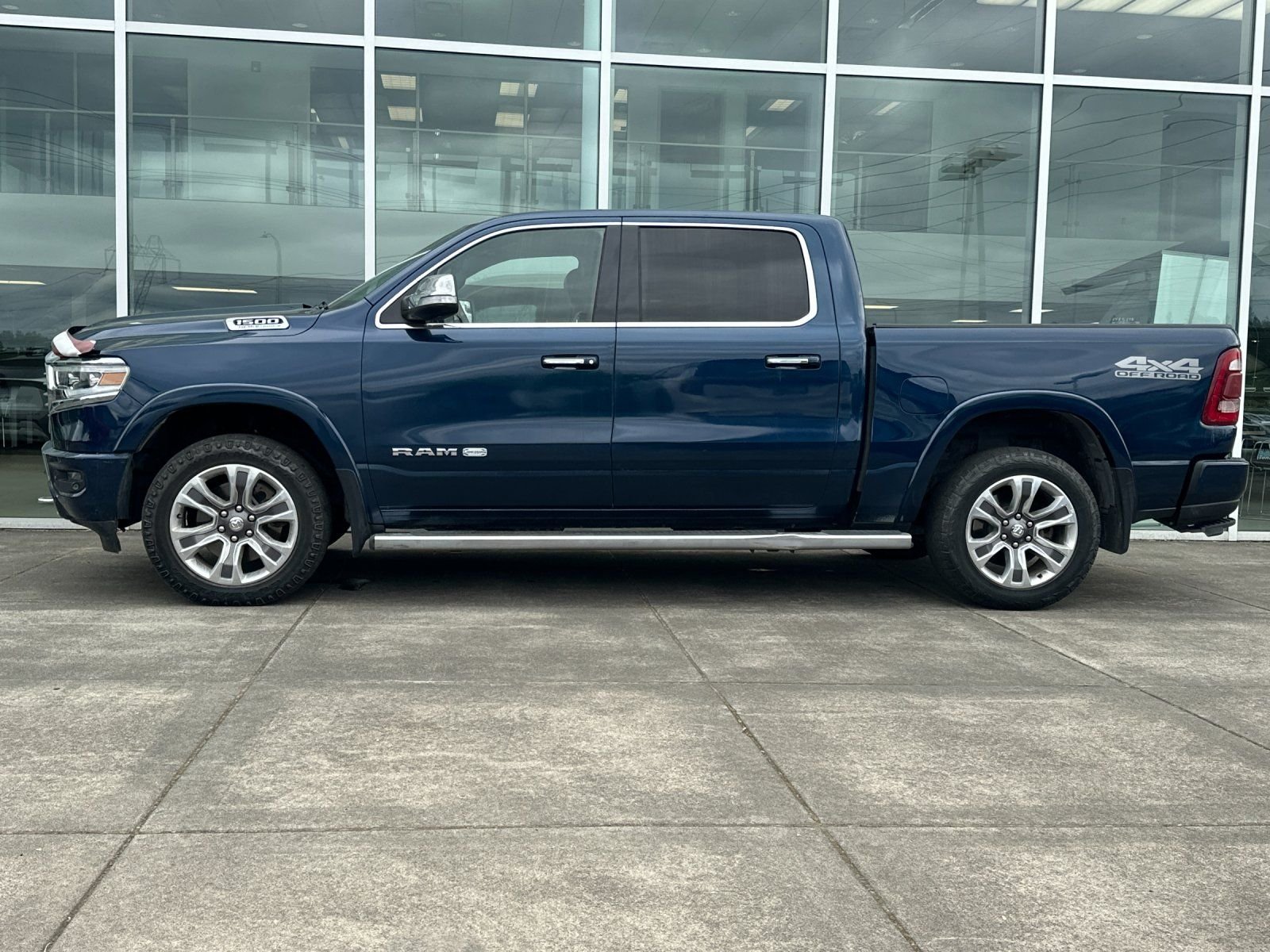 Used 2021 Patriot Blue Pearlcoat Ram Laramie Longhorn image 6
