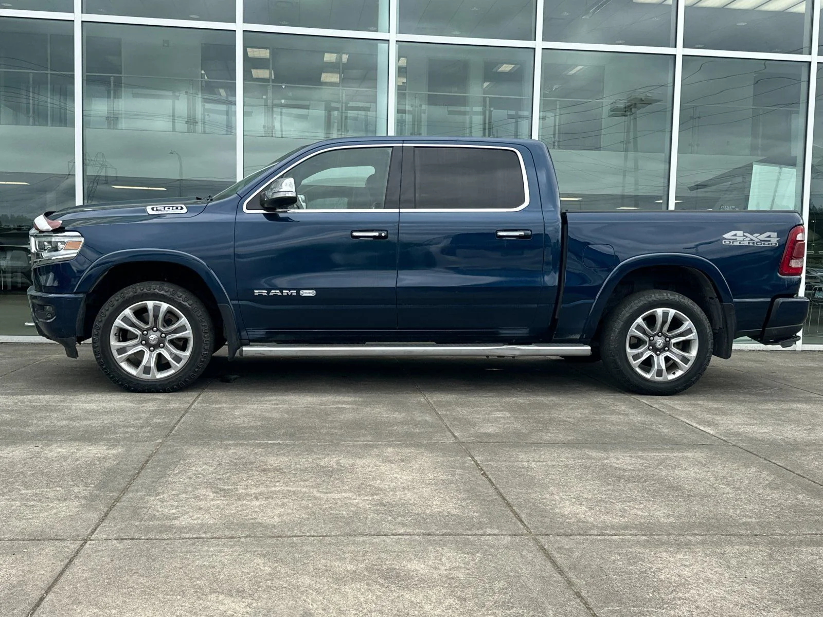 Used 2021 Patriot Blue Pearlcoat Ram Laramie Longhorn image 6