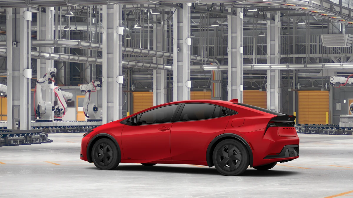 New 2027 Supersonic Red Toyota LE AWD image 5