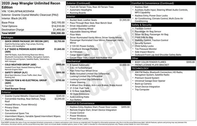 Used 2020 Gray Jeep Unlimited Rubicon image 36