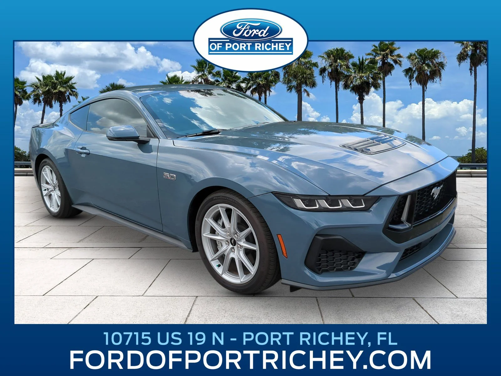 Used 2025 Vapor Blue Metallic Ford GT Premium image 1