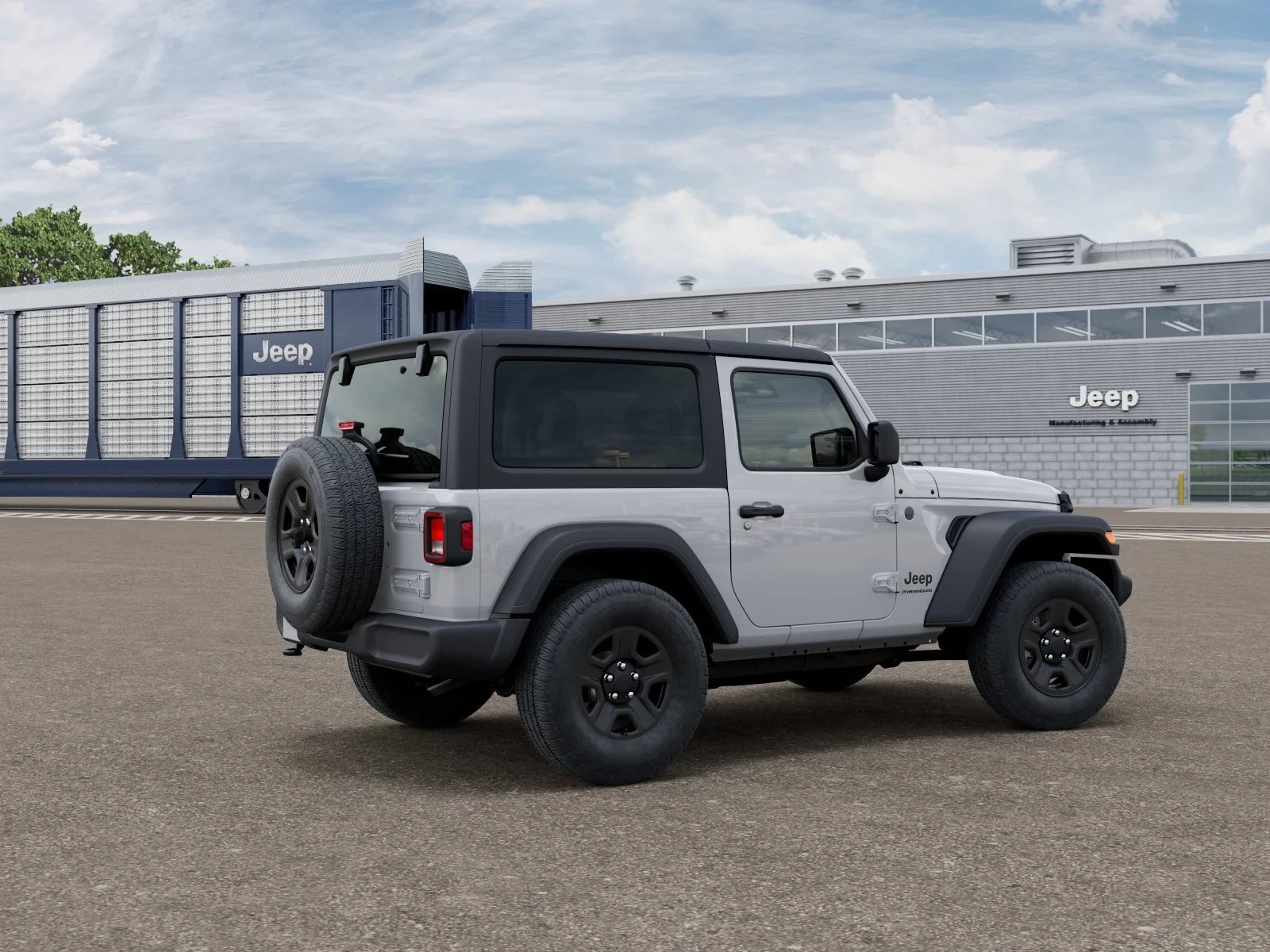 New 2026 Bright White Clearcoat Jeep Sport image 4