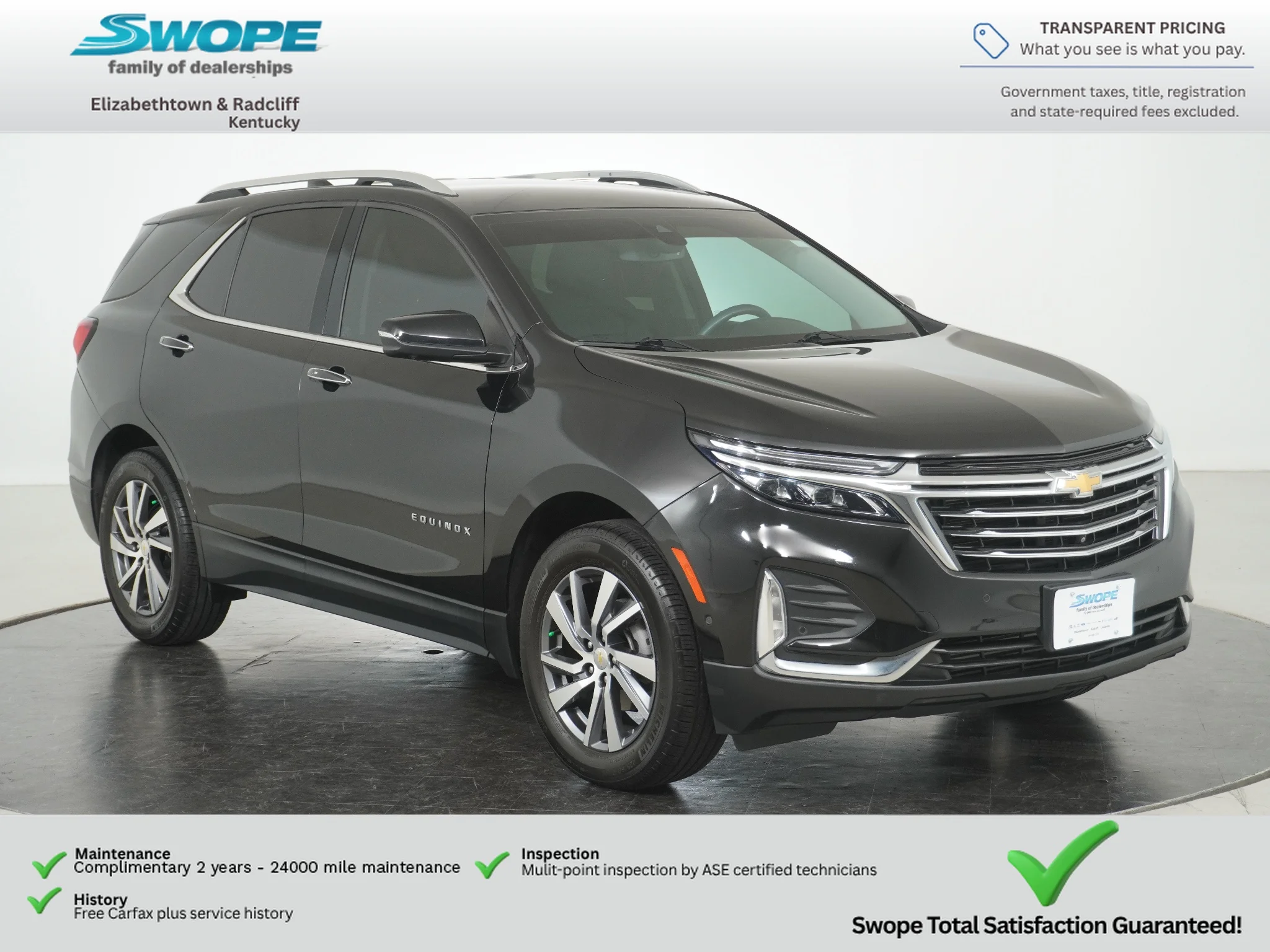 Used 2022 Mosaic Black Metallic Chevrolet Premier (1LZ) image 1