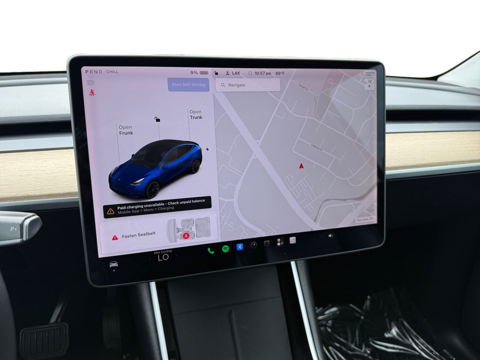Used 2021 Deep Blue Metallic Tesla Long Range image 12