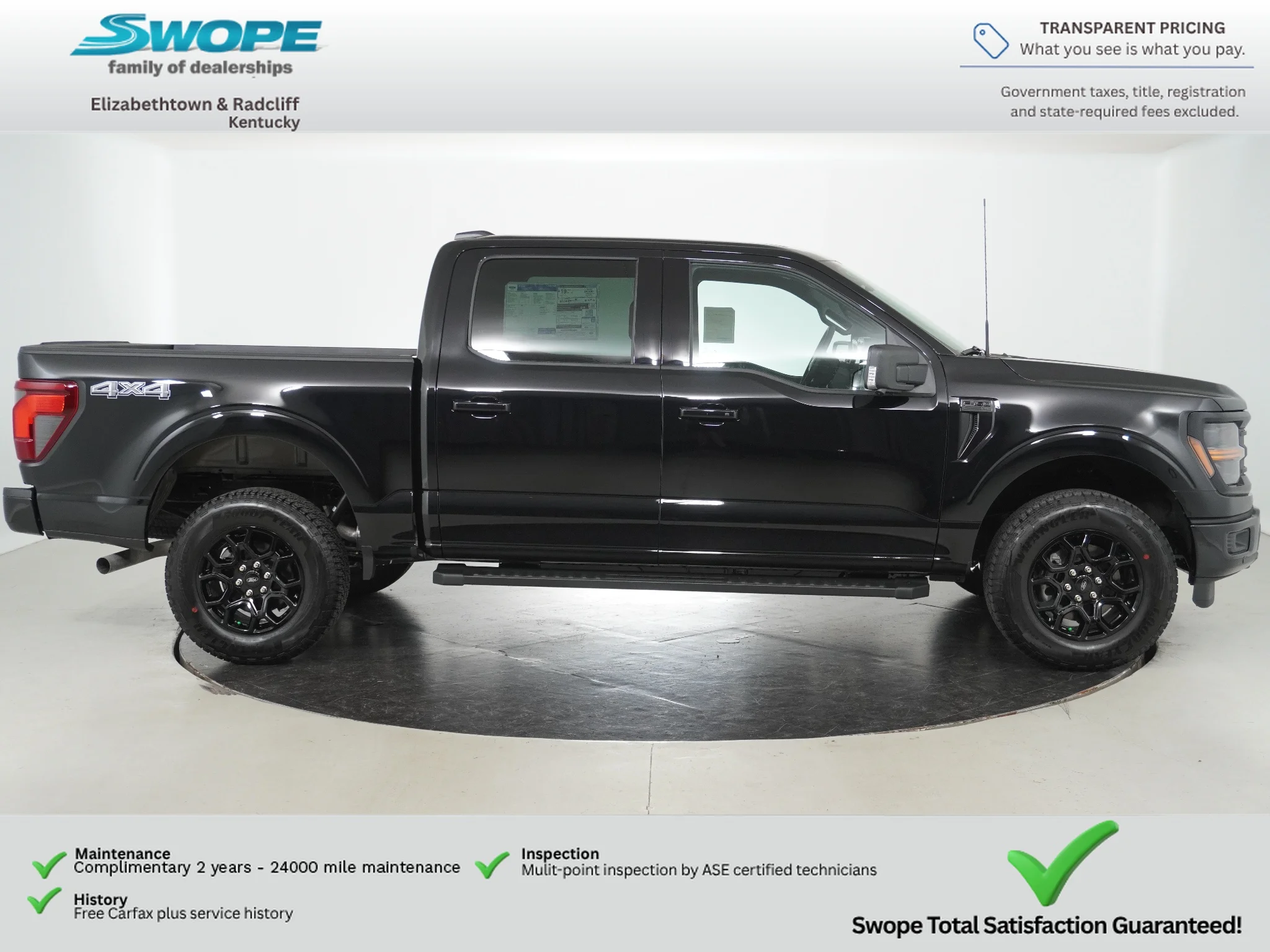 New 2026 AGATE BLACK METALLIC Ford XLT image 2