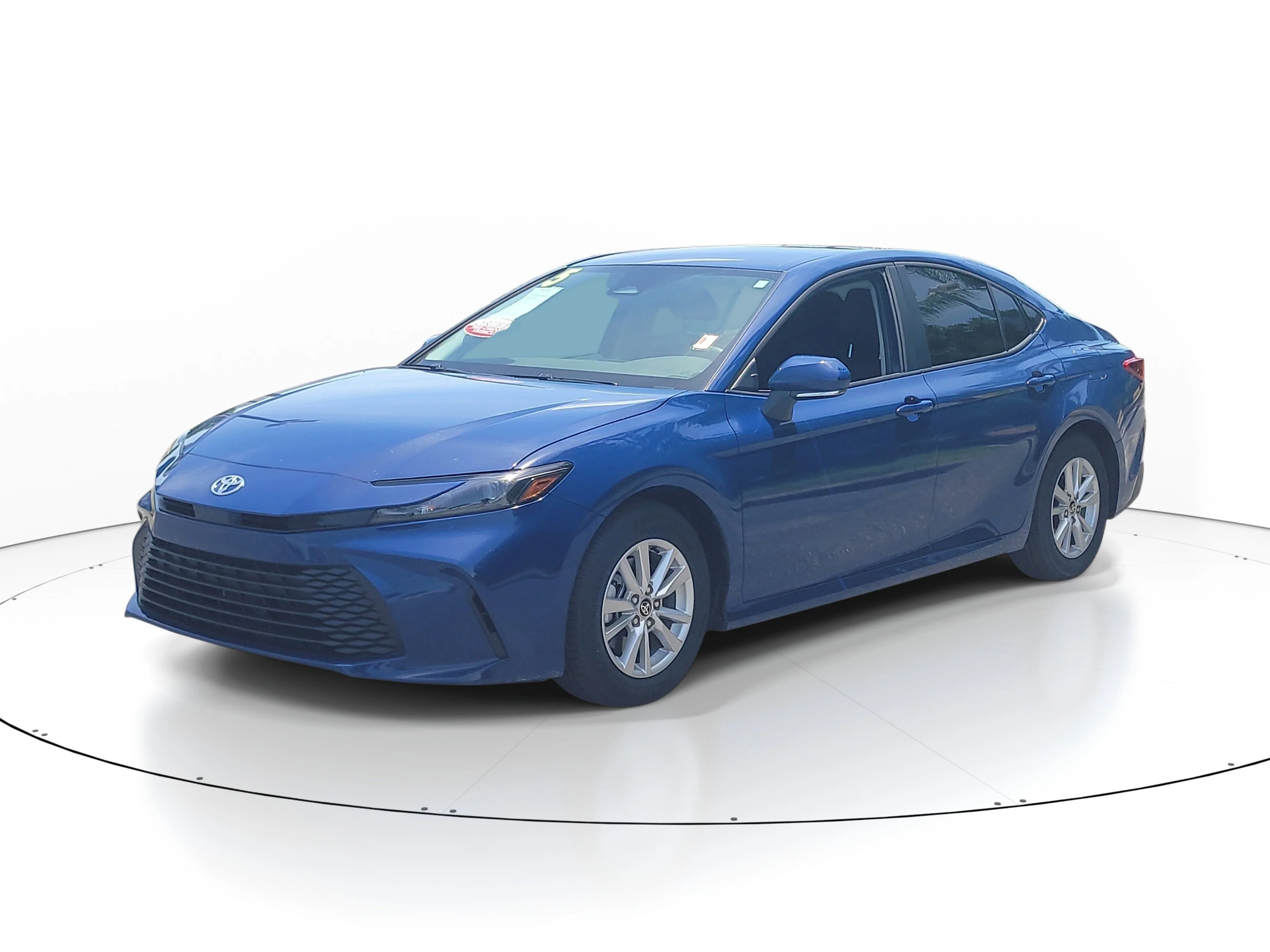 Certified Used 2025 Blue Toyota LE image 2