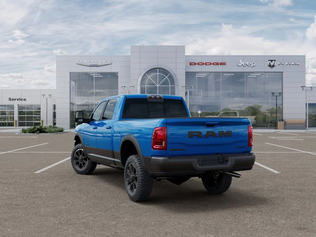 New 2026 Hydro Blue Pearl-Coat Exterior Paint RAM Rebel image 3
