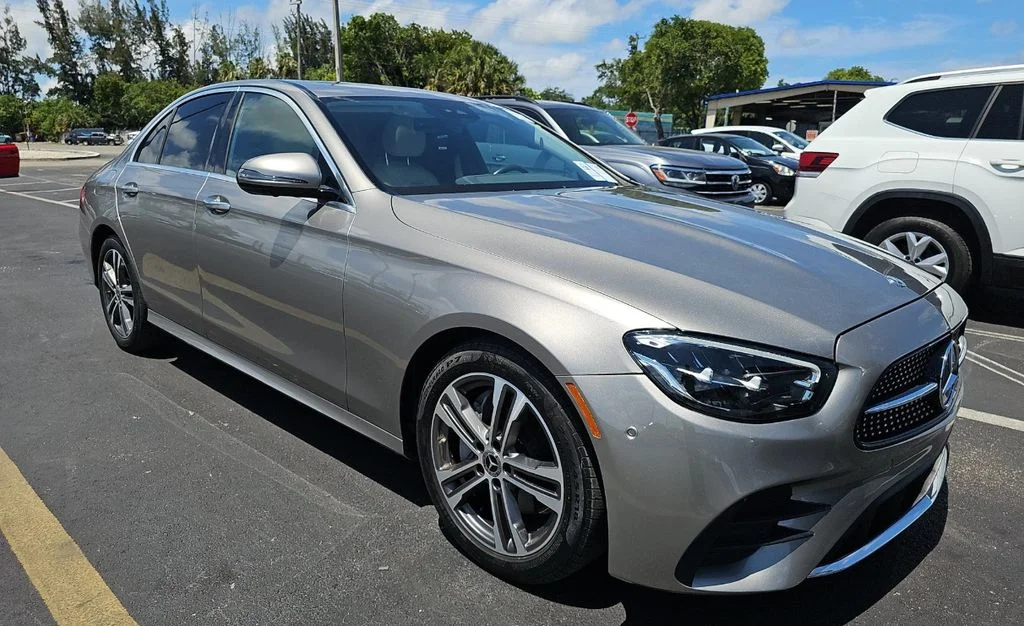 Certified Used 2021 Mojave Silver Metallic Mercedes-Benz E 350 image 3