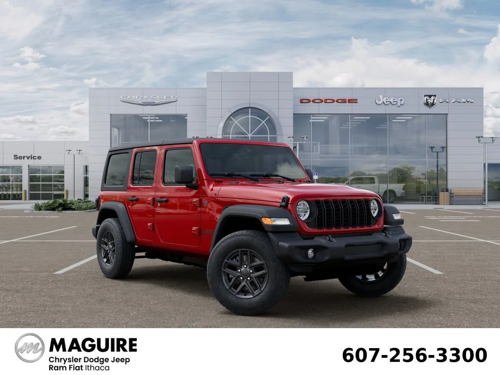 New 2026 Firecracker Red Clear-Coat Exterior Paint Jeep Sport S image 5