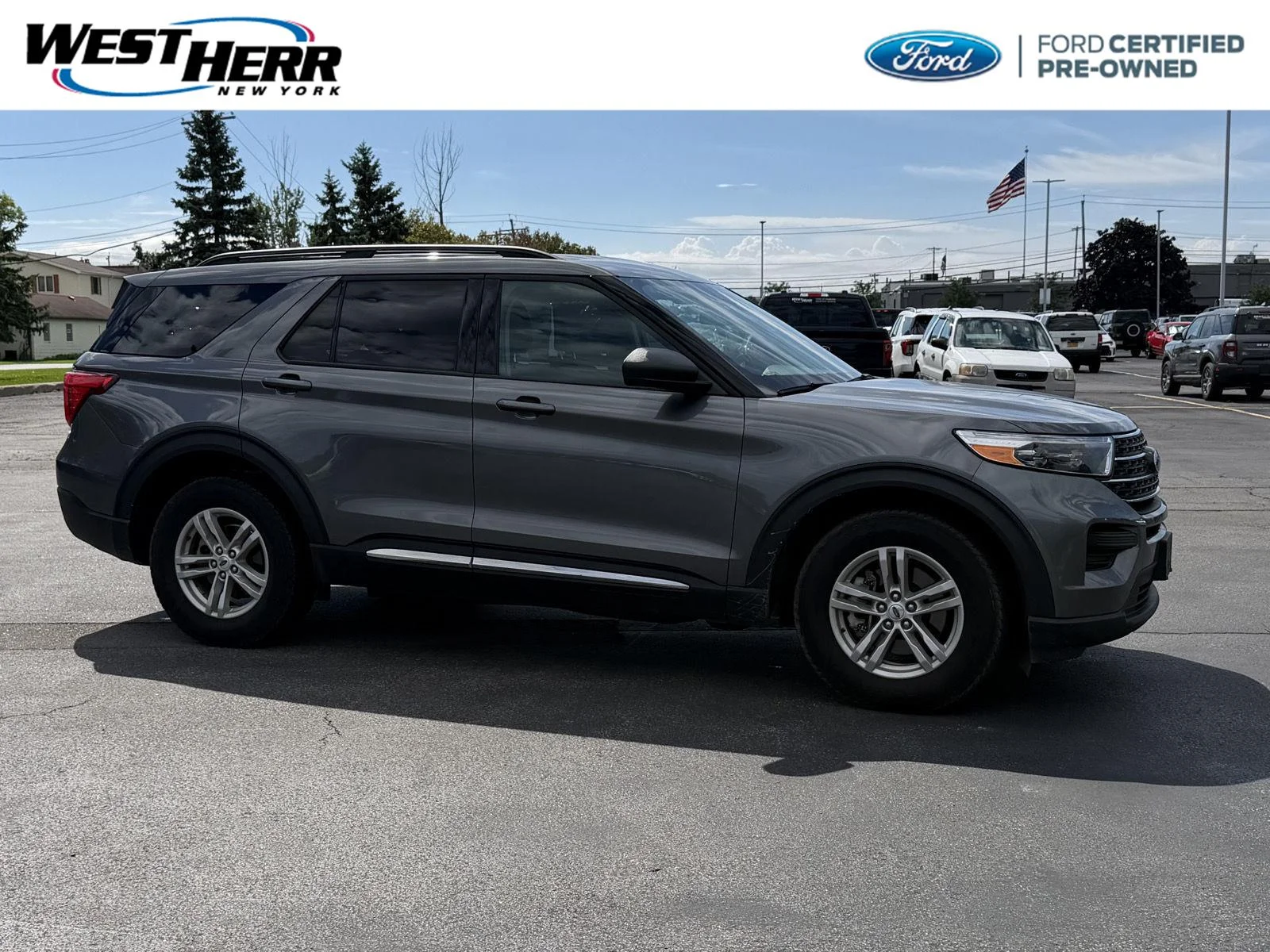 Used 2024 Carbonized Gray Ford XLT image 1