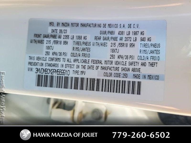 Used 2023 Snowflake White Pearl Mica Mazda 2.5 S Preferred Package image 23