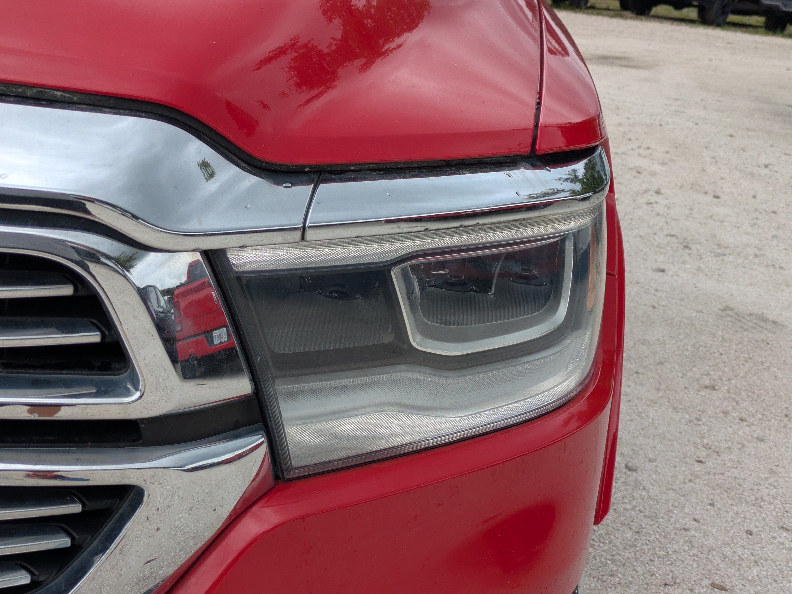 Used 2022 Flame Red Clearcoat Ram Laramie image 9