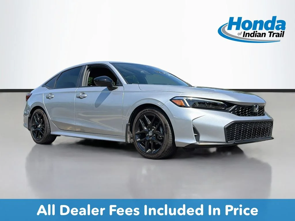 Certified Used 2025 Solar Silver Metallic Honda Sport image 1