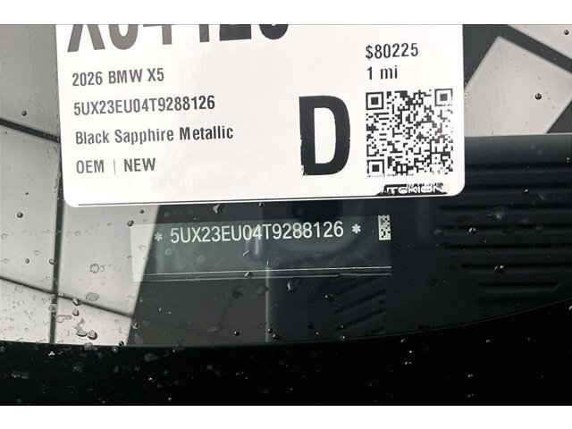 New 2026 Black Sapphire Metallic BMW xDrive40i image 8
