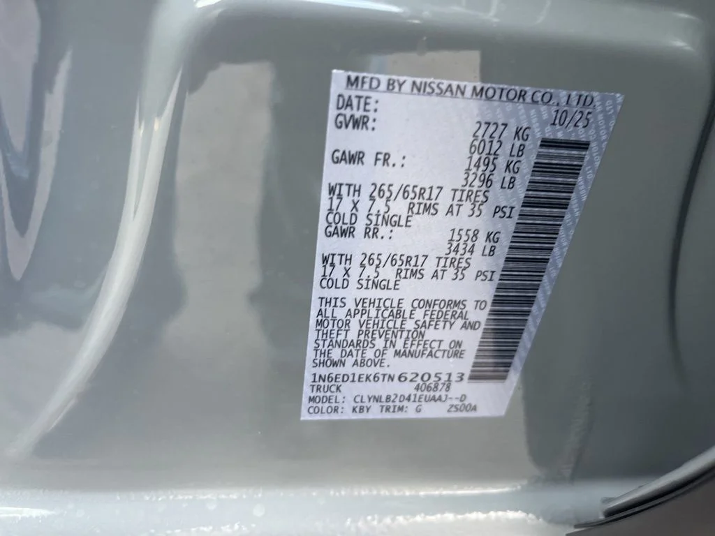 New 2026 Gray Nissan SV image 33