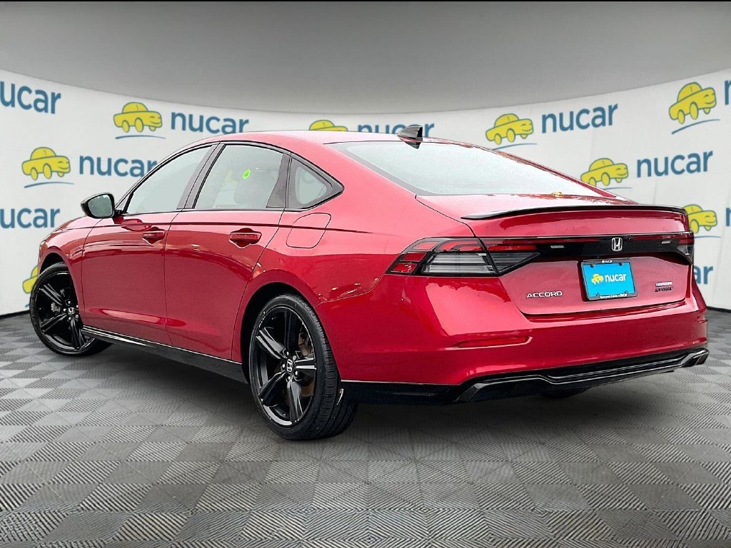 Used 2023 Radiant Red Metallic Honda Sport-L image 4