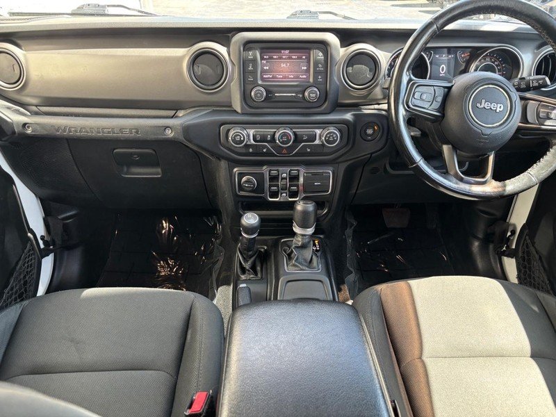 Used 2021 Bright White Clearcoat Jeep Unlimited Sport 4x4 RHD image 11