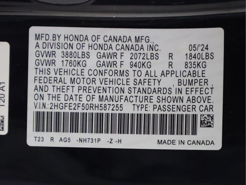 Used 2024 Crystal Black Pearl Honda Sport image 47