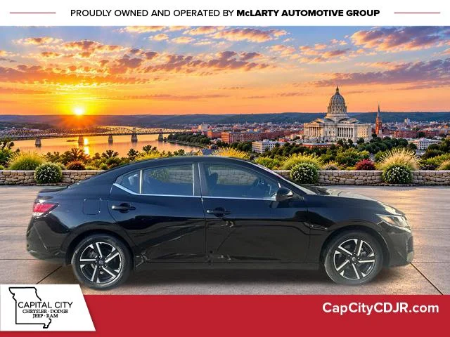 Used 2024 Black Nissan SV image 2