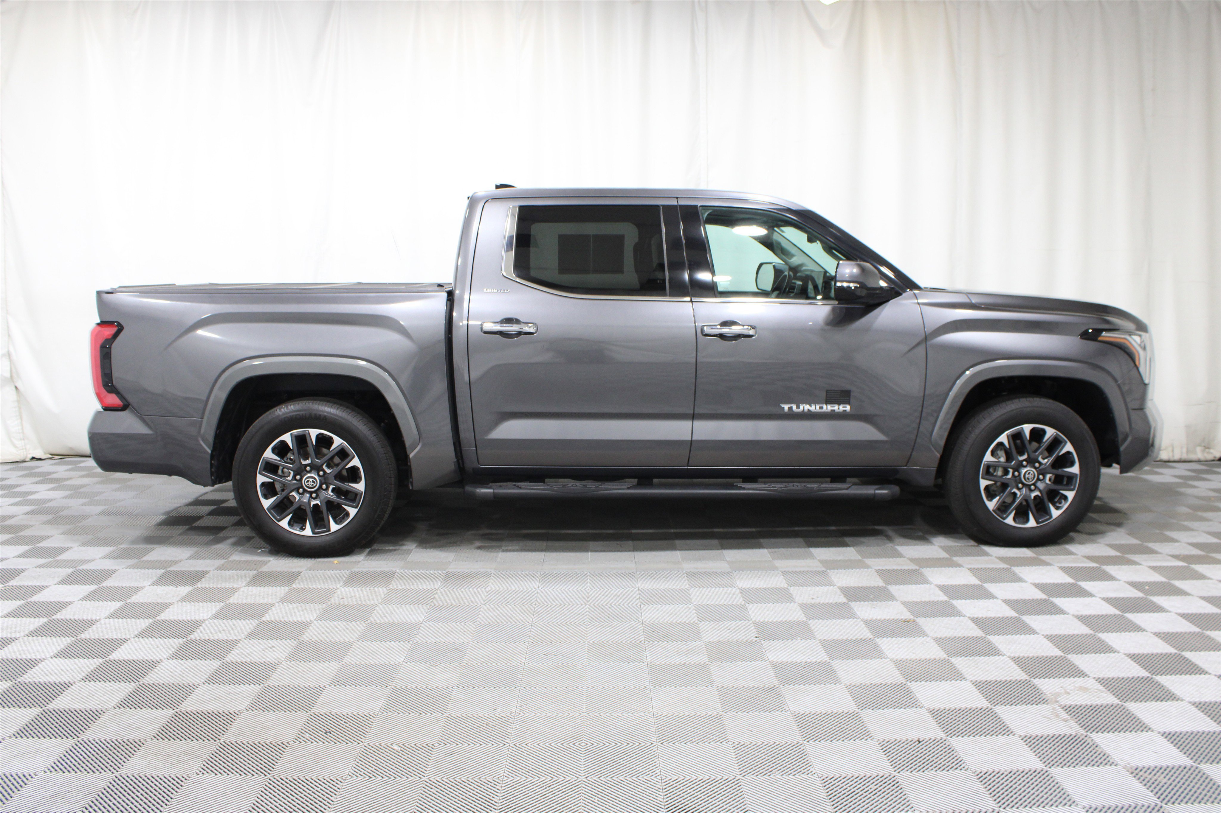 Used 2022 Magnetic Gray Metallic Toyota Crew Cab Limited image 29