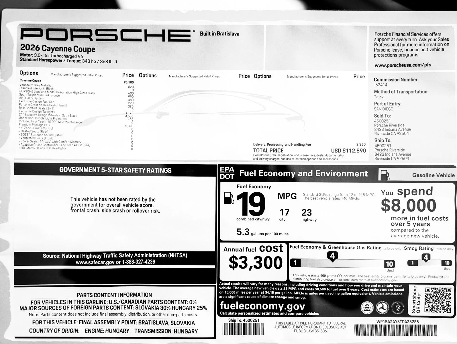 New 2026 VANADIUM GREY Porsche Coupe image 29