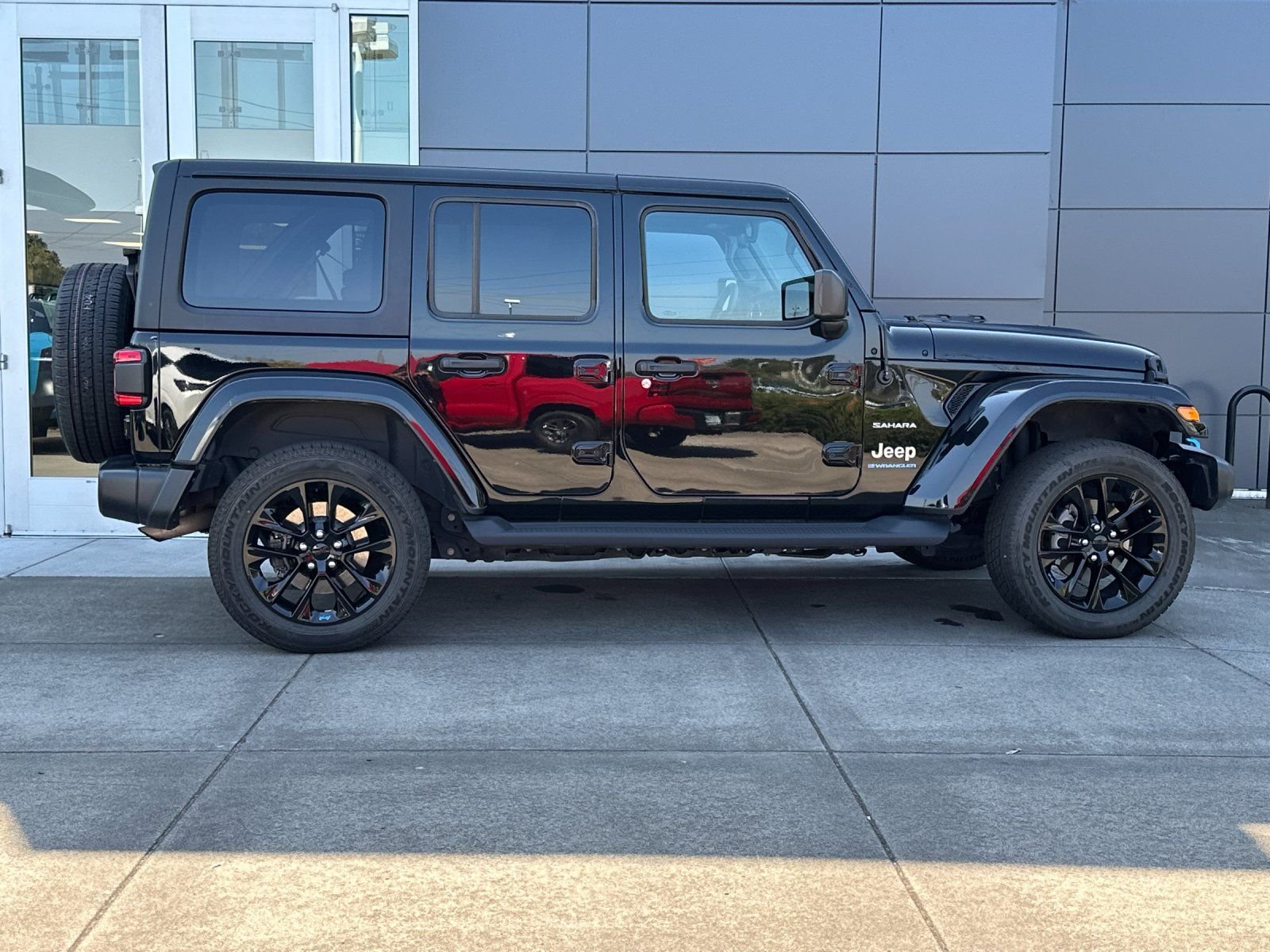 Used 2023 Black Clearcoat Jeep Sahara 4xe image 2