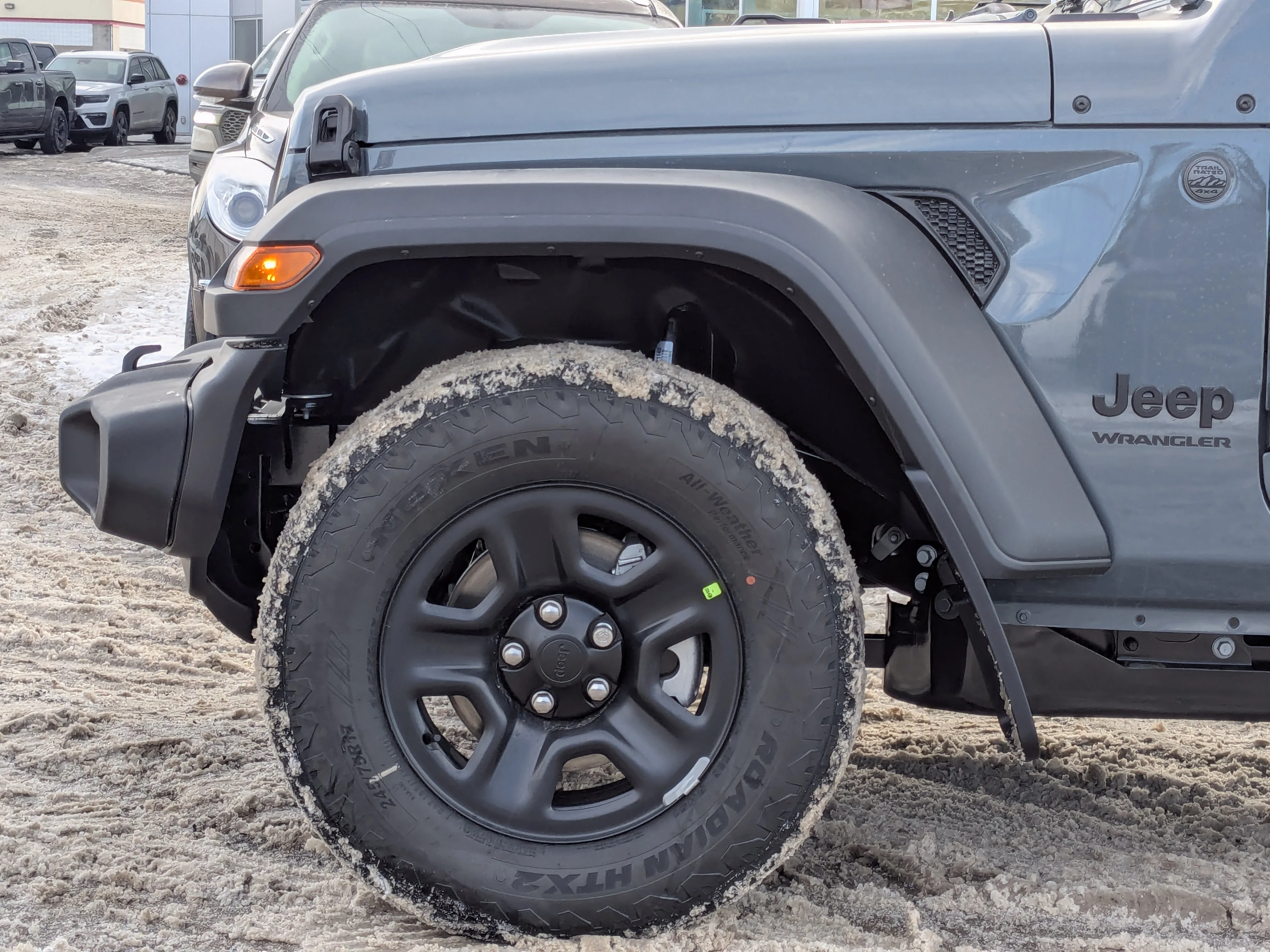New 2026 Dark blue Jeep Sport - - 2.0L Turbo Engine - 12.3 Uconnect 5 Display - Black Freedom Hardtop - 8-Speed Auto & More image 9