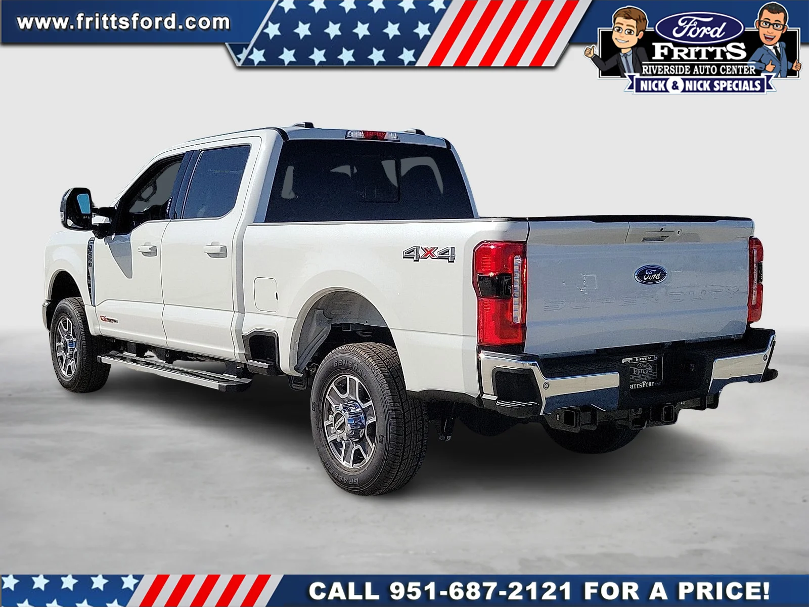 New 2026 Star White Metallic Tri-Coat Ford F-250® Lariat® image 2