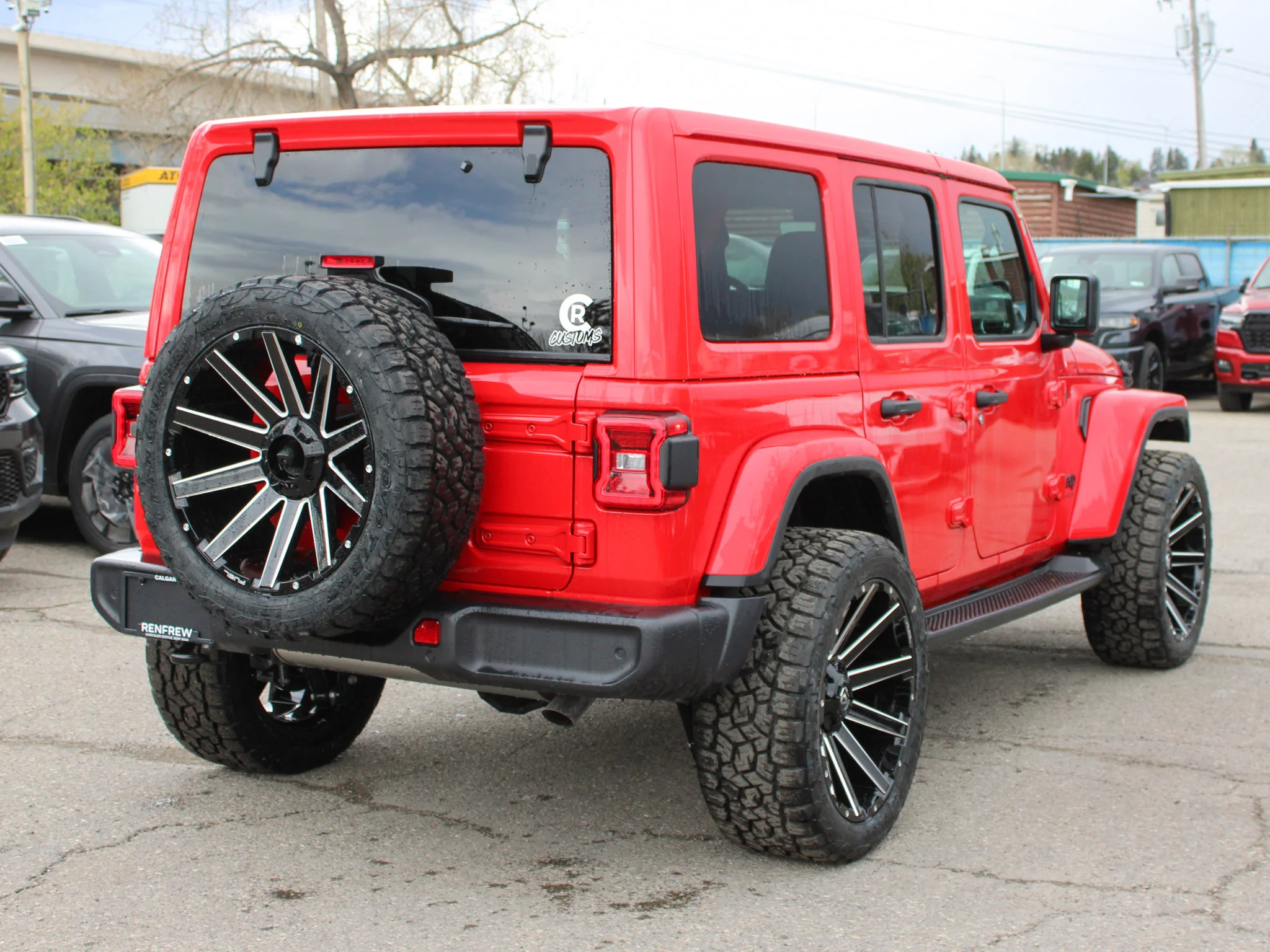 New 2026 Red Jeep Sahara* 4 Door 4x4, 22 Inch Fuel Wheels, 33 Inch Toyos image 8