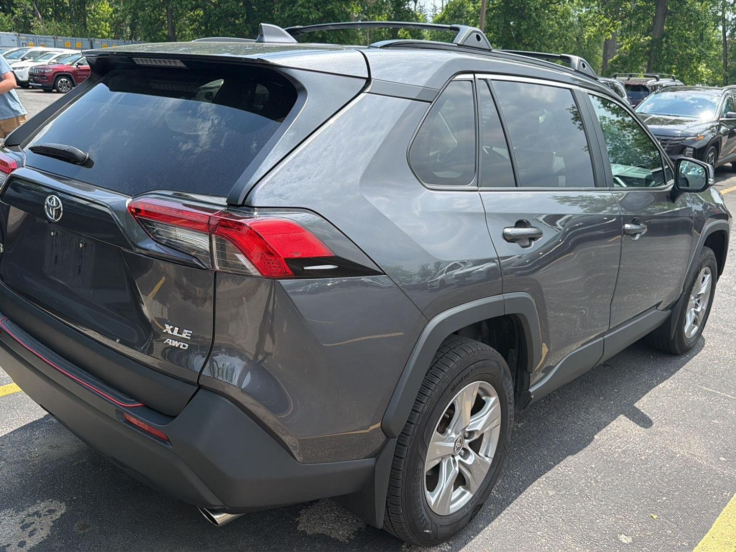 Used 2023 Magnetic Gray Metallic Toyota XLE image 6