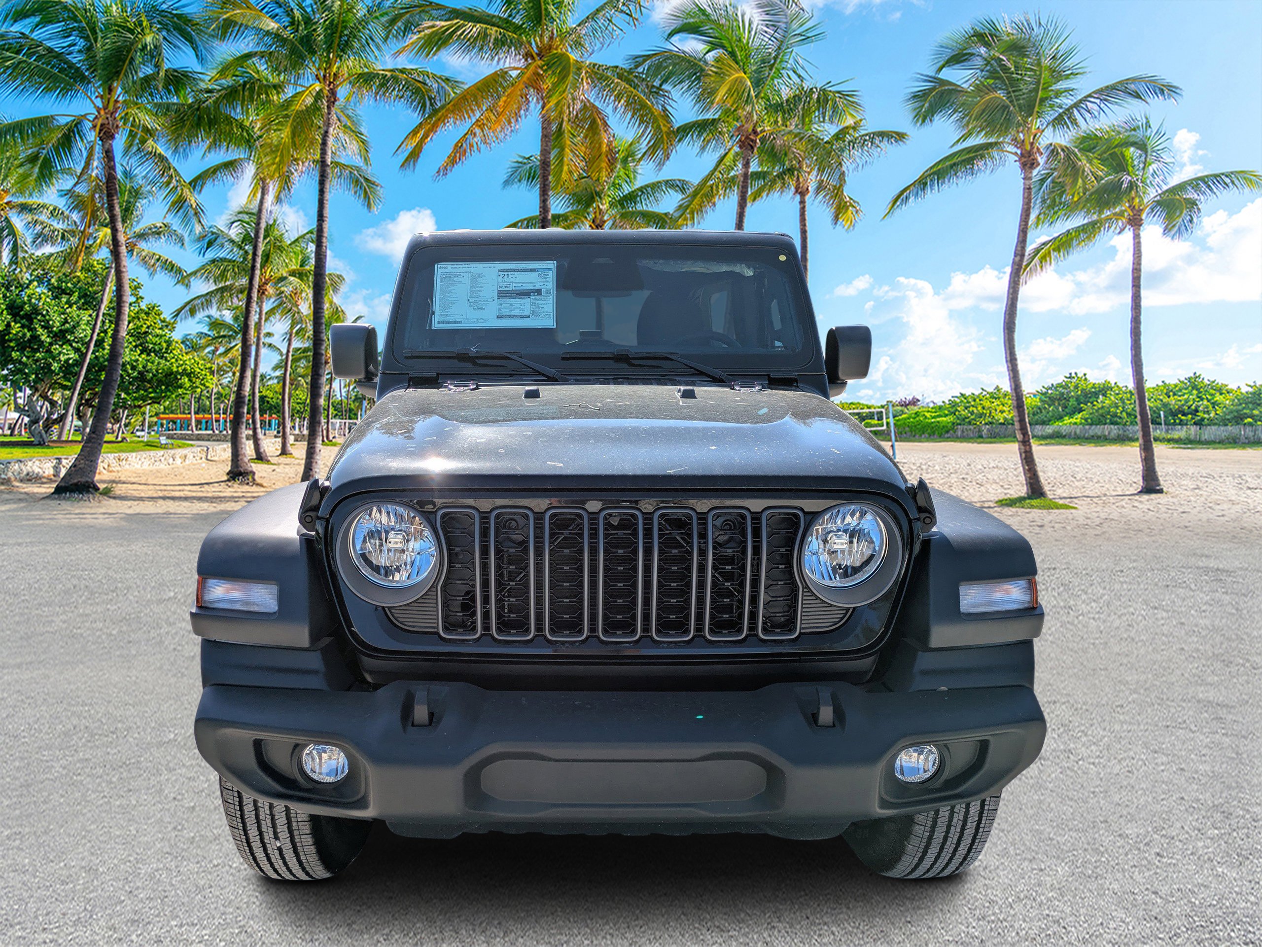 New 2026 Black Clear-Coat Exterior Paint Jeep Sport S image 8