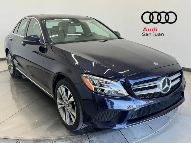 Used 2021 Blue Mercedes-Benz C 300 image 1