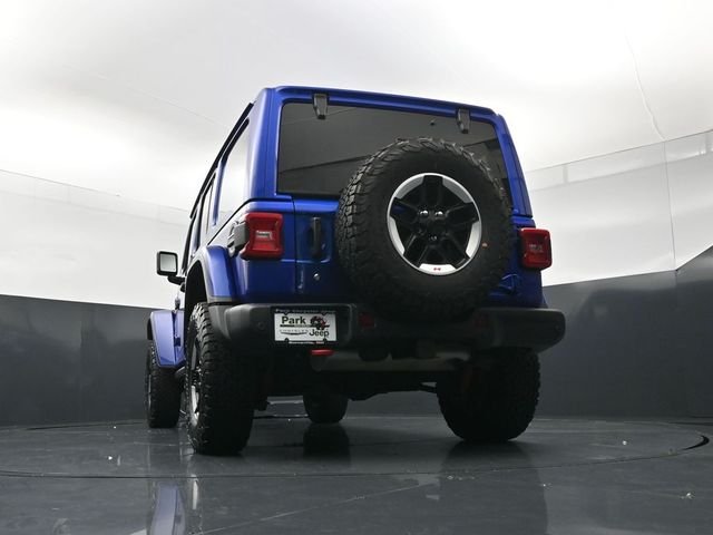 Used 2020 Blue Jeep Unlimited Rubicon image 22
