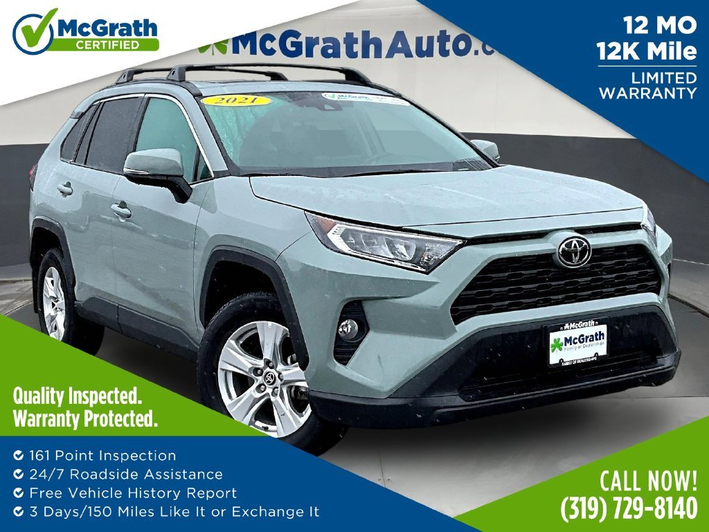 Used 2021 Blue Toyota XLE image 1