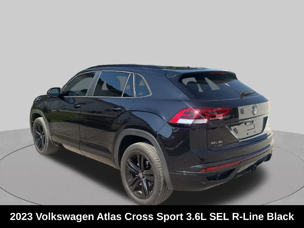 Used 2023 Deep Black Volkswagen 3.6L V6 SEL R-Line image 3