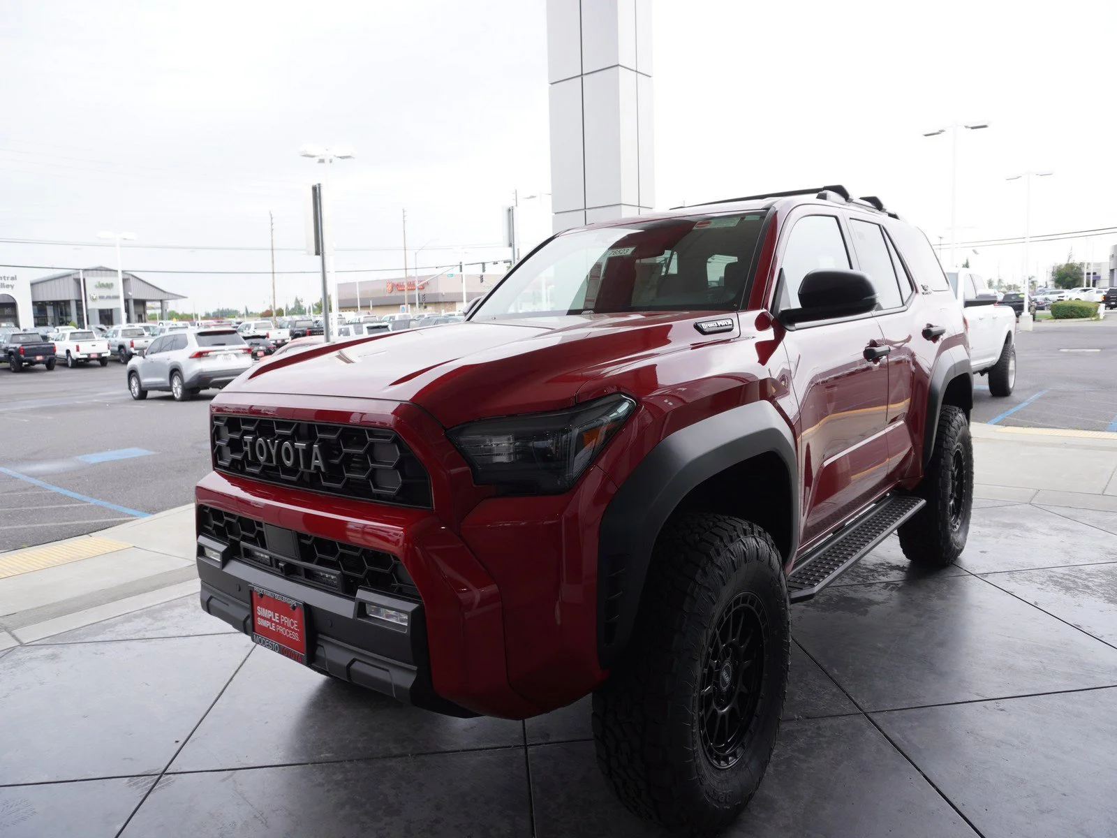 New 2026 Supersonic Red Toyota Hybrid TRD Off Road image 9