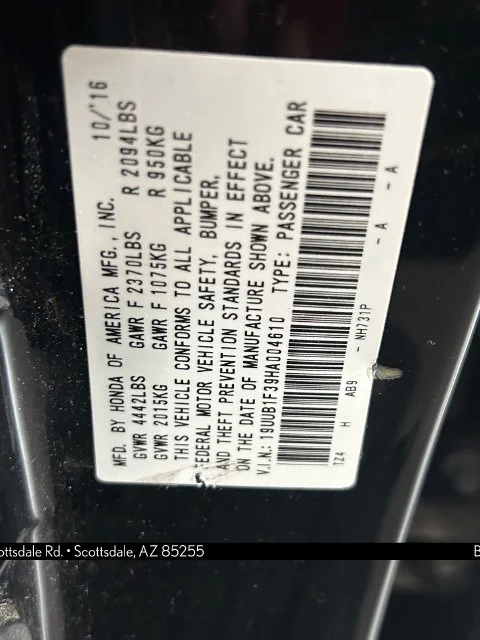 Used 2017 Black Acura 2.4L image 26