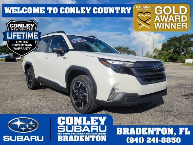 New 2026 CRYSTAL WHITE PEARL Subaru Premium Hybrid image 1