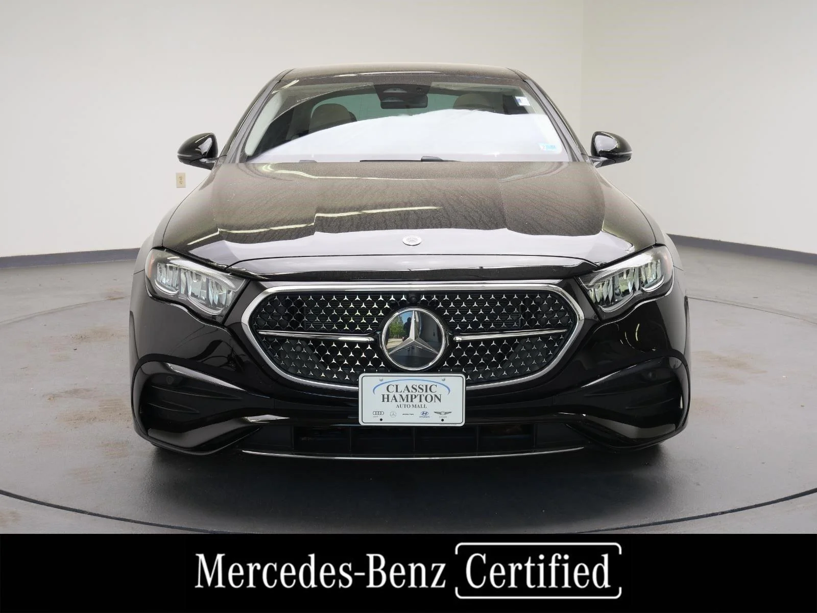 Certified Used 2025 Black Mercedes-Benz E 350 image 2