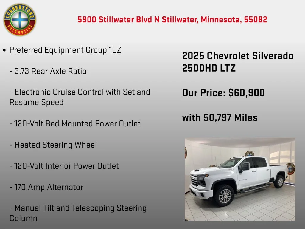 Used 2025 White Chevrolet LTZ image 20
