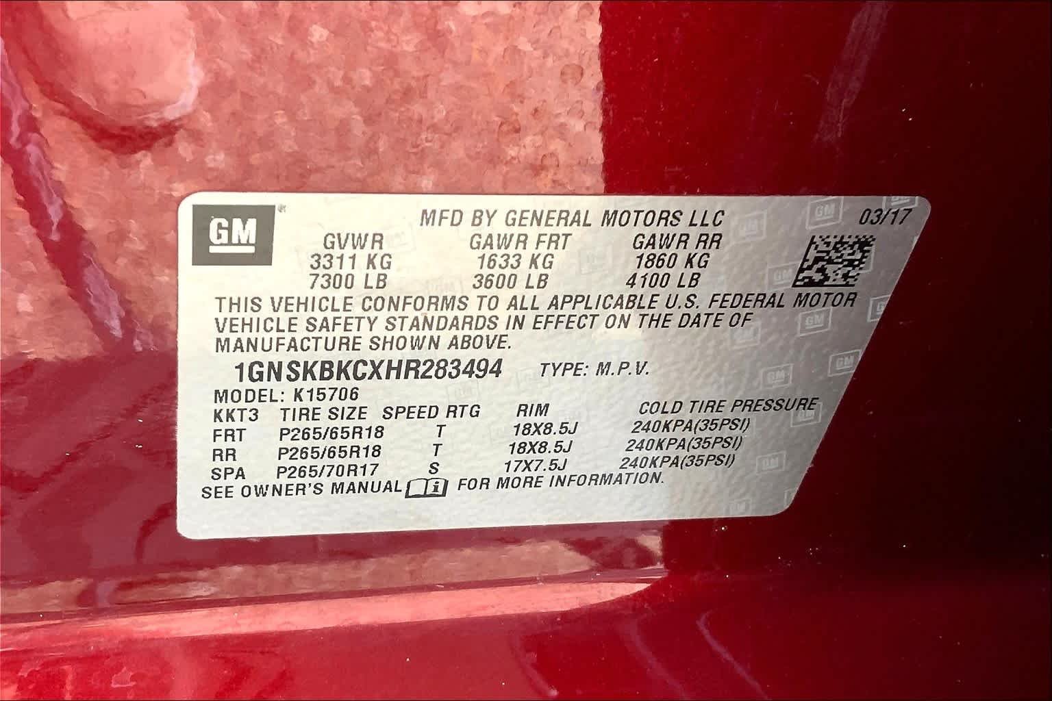 Used 2017 Siren Red Tintcoat Chevrolet LT image 36